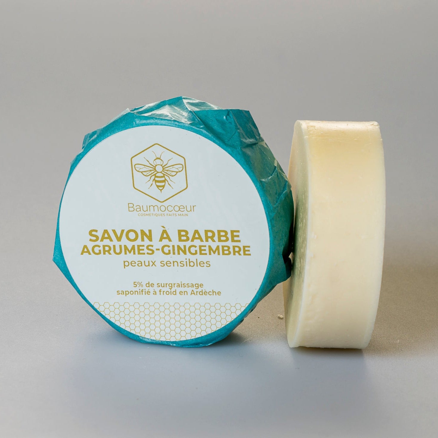 Savon à barbe agrumes - gingembre