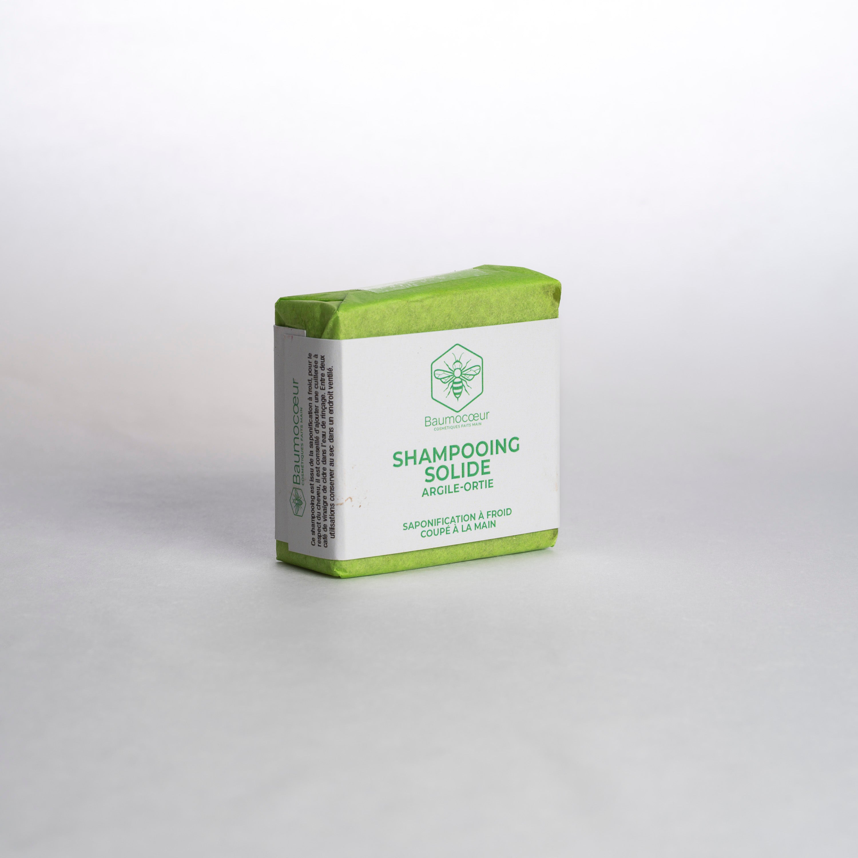 Shampoing solide argile-ortie